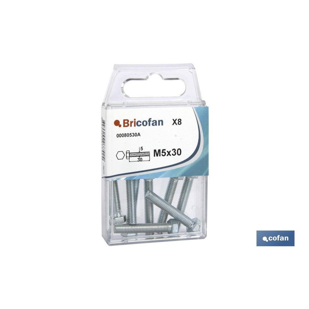 BL 5 UDS. DIN-933 M-6X60 Z (PACK: 10 UDS)