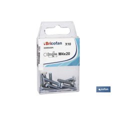BLÍSTER DE 3 UDS. DIN-933 M-8X40 ZINC VENTA UNITARIA (PACK: 1 UDS)