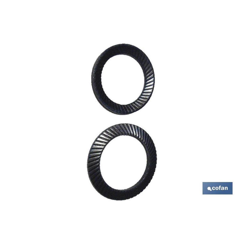 ARANDELA A.E.T CONICA ESTRIADA M-16 (PACK: 50 UDS)