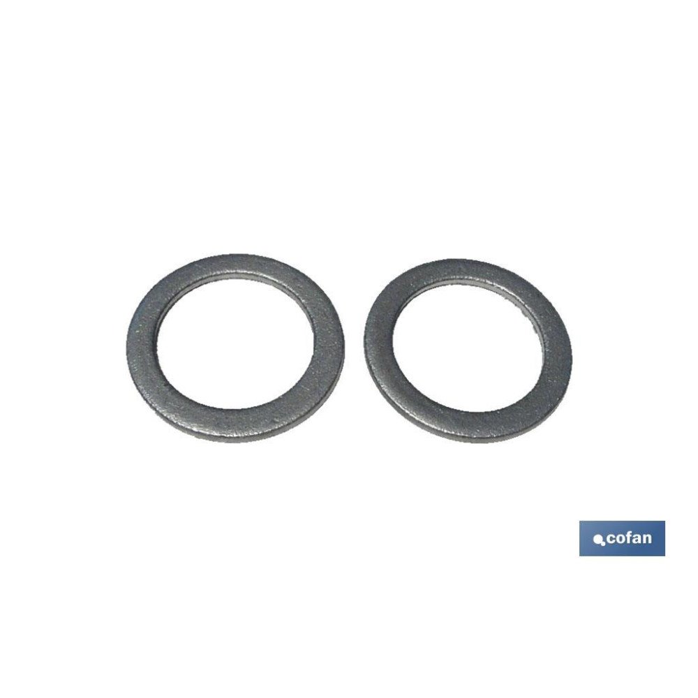 ARANDELA ALUMINIO 10X14X1,5 (PACK: 100 UDS)