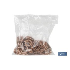 ARANDELA DE COBRE PARA TAPON CARTER 8X14 (PACK: 100 UDS)