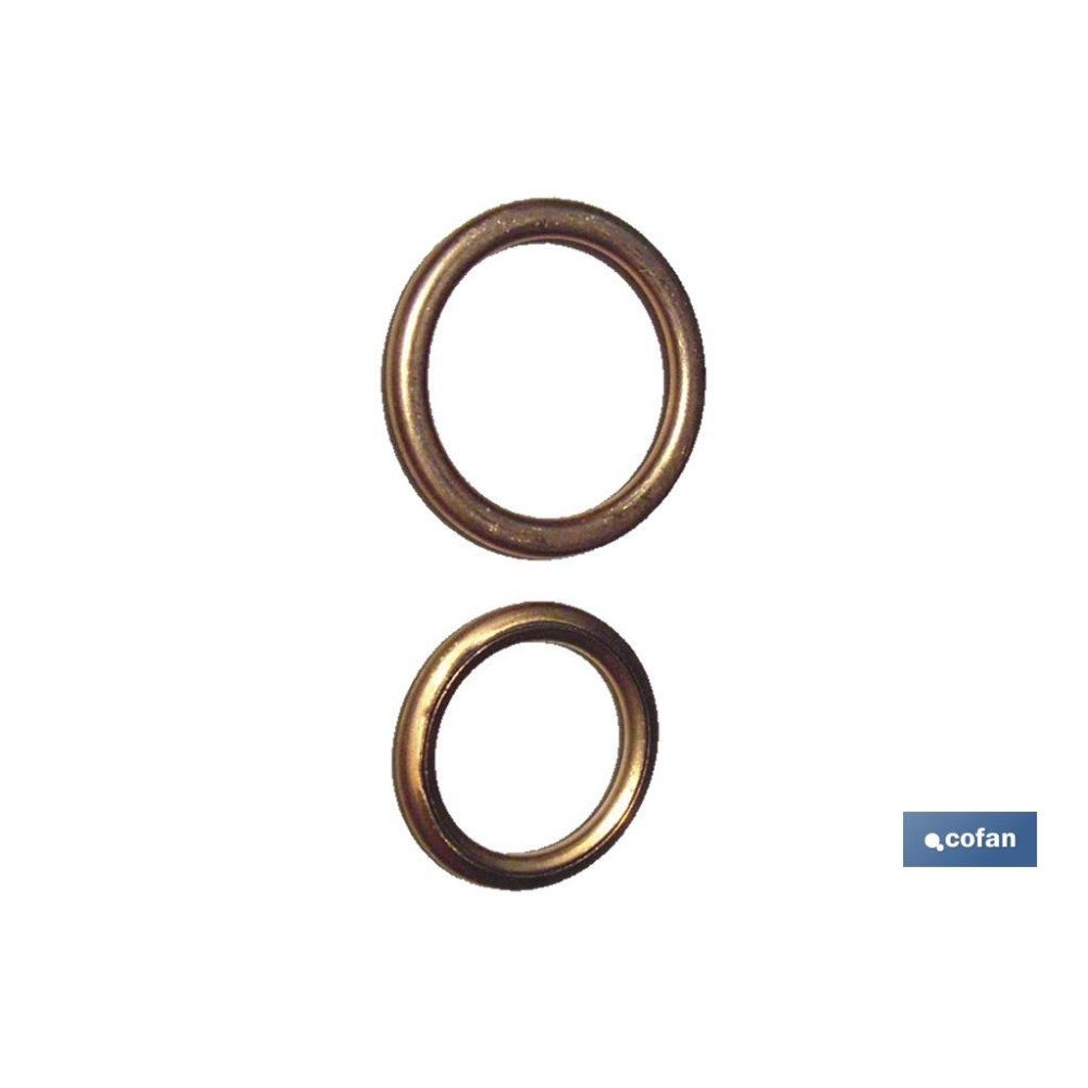 ARANDELA DE COBRE PARA TAPON CARTER 26x32 (PACK: 100 UDS)