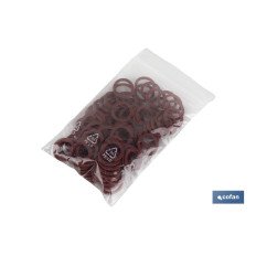 ARANDELA DE FIBRA ROJA M-4 X 8 X 1,5 (PACK: 100 UDS)