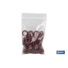 ARANDELA DE FIBRA ROJA M-5 X 9 X 1,5 (PACK: 100 UDS)