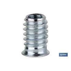 TUERCA EMBUTIDA HIERRO ZINCADA 06X20 (PACK: 200 UDS)