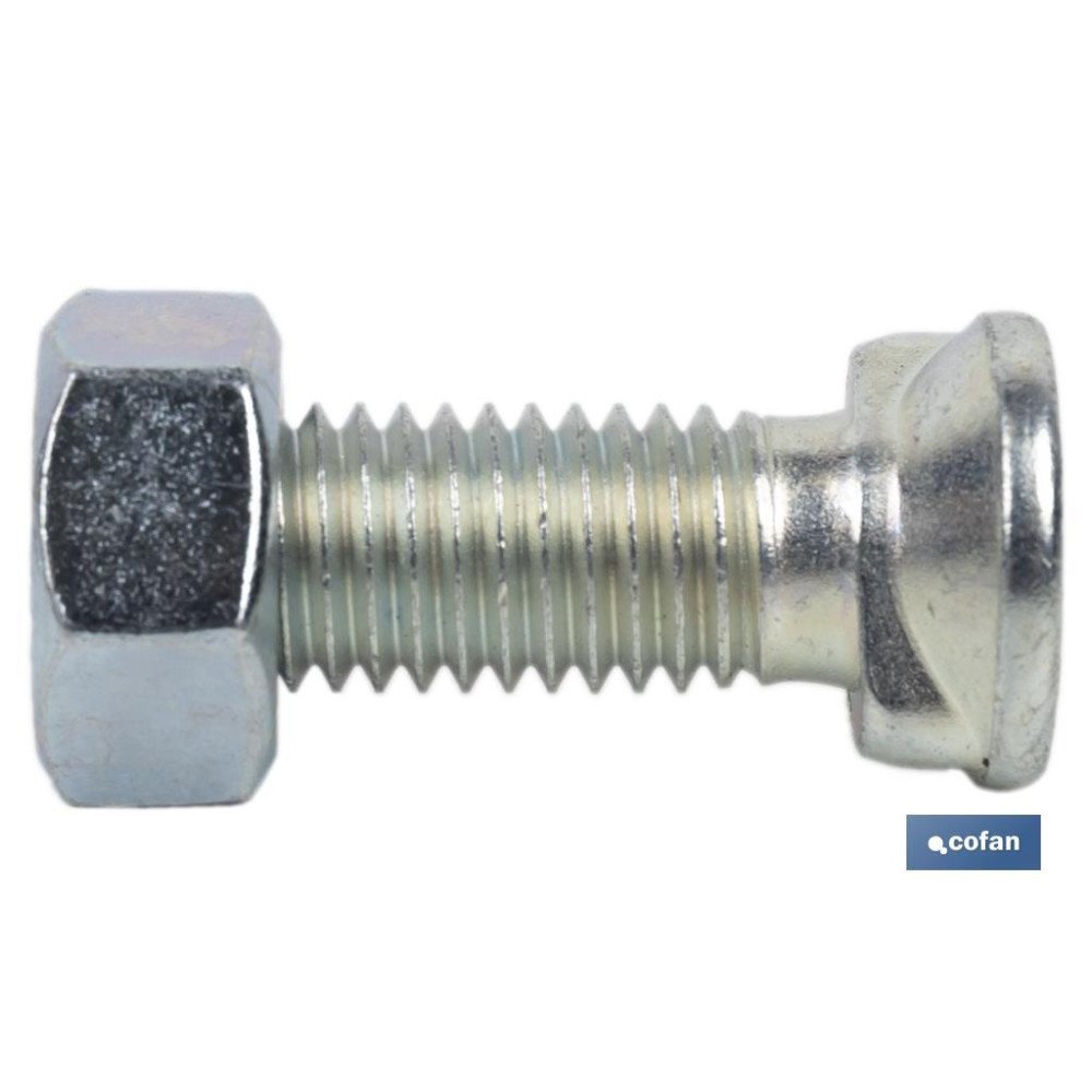 TORNILLO DOS PRISIONEROS C-8.8 M-12X35 ZINCADO (PACK: 50 UDS)