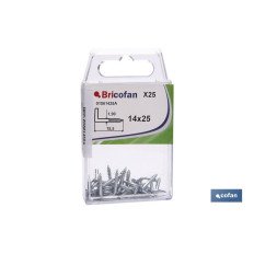 BL 25 UDS. 14X25 ZINCADO...