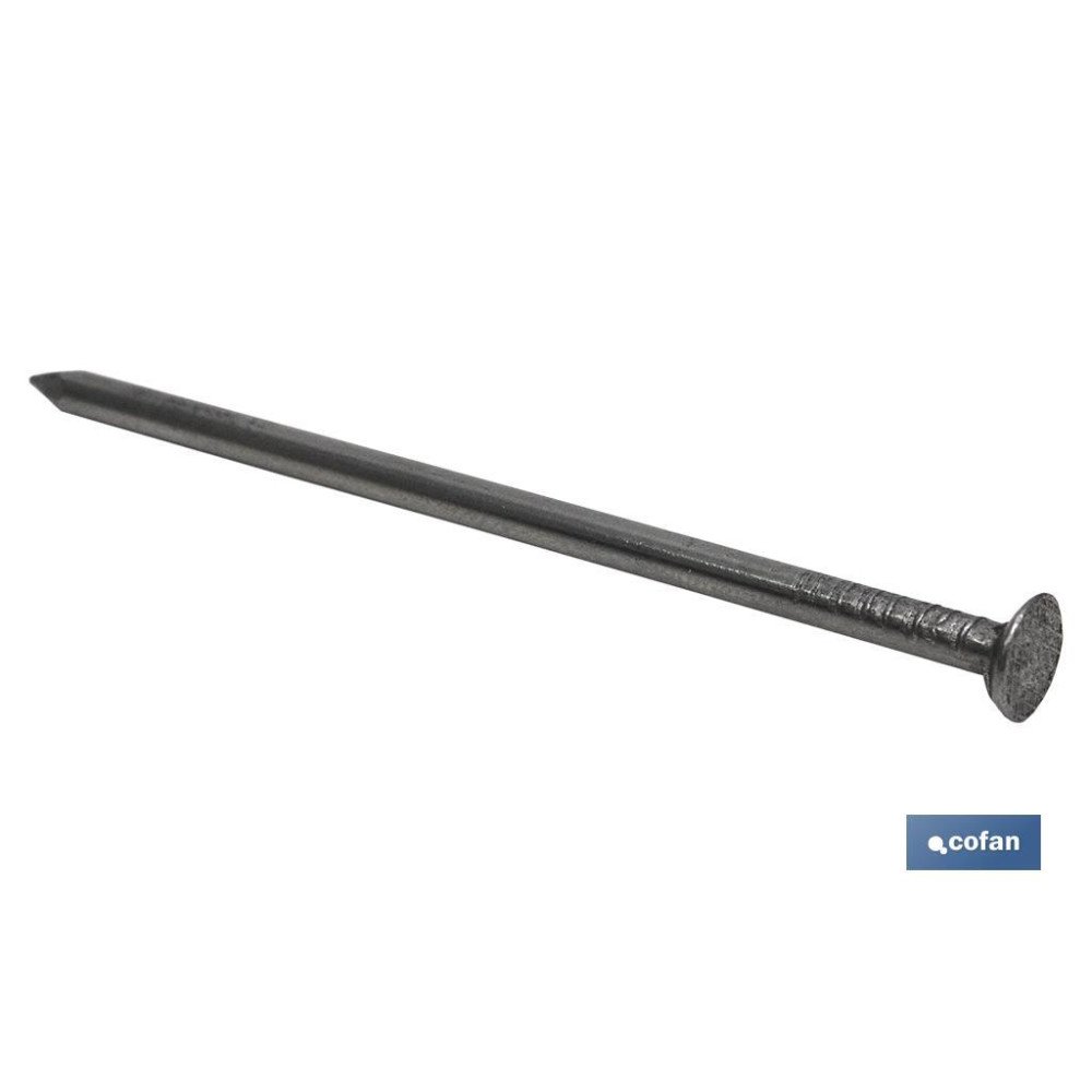 PUNTA HIERRO CABEZA PLANA 4,4X100MM (2,5KG) (PACK: 1 UDS)