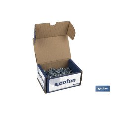 PUNTA ACERO C. PLANA Z. 2,9X50MM (PACK: 300 UDS)