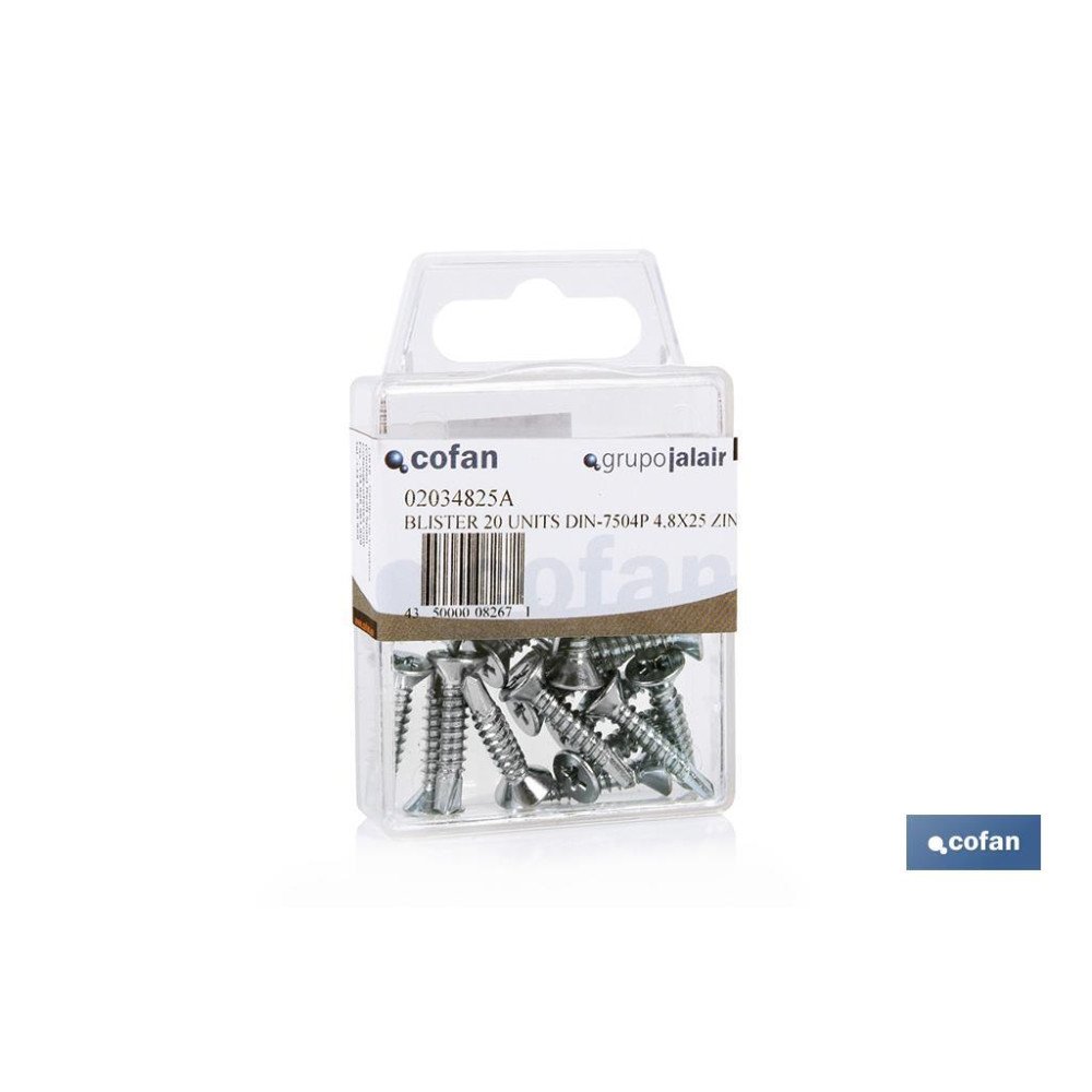 BLÍSTER DE 5 UDS. DIN-7504P 48X38 ZINC VENTA UNITARIA (PACK: 1 UDS)