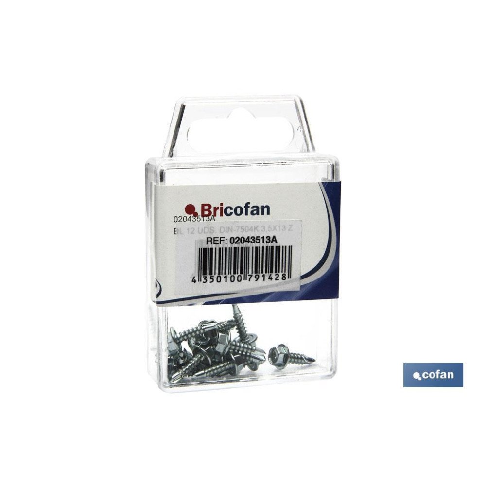 BLÍSTER DE 12 UDS. DIN-7504K 35X13 ZINC VENTA UNITARIA (PACK: 1 UDS)