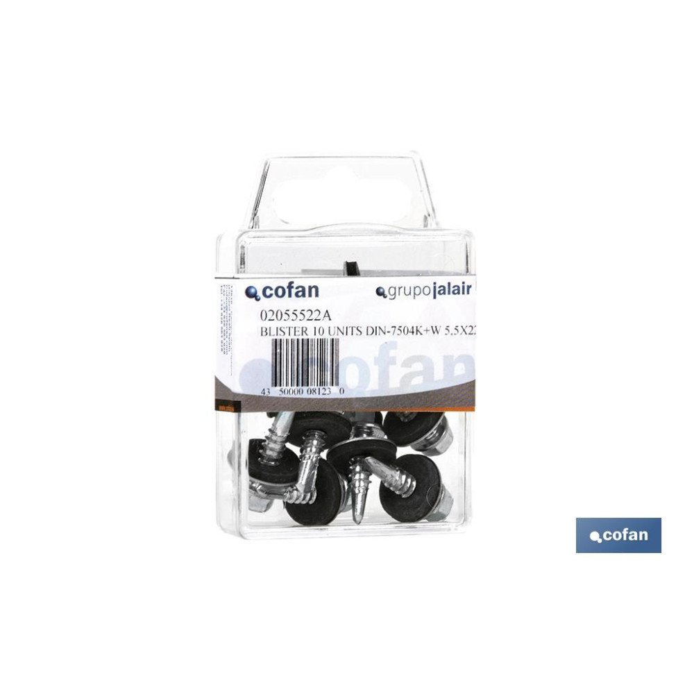 BLÍSTER DE 6 UDS. DIN-7504K+W 55X22 ZINC VENTA UNITARIA (PACK: 1 UDS)