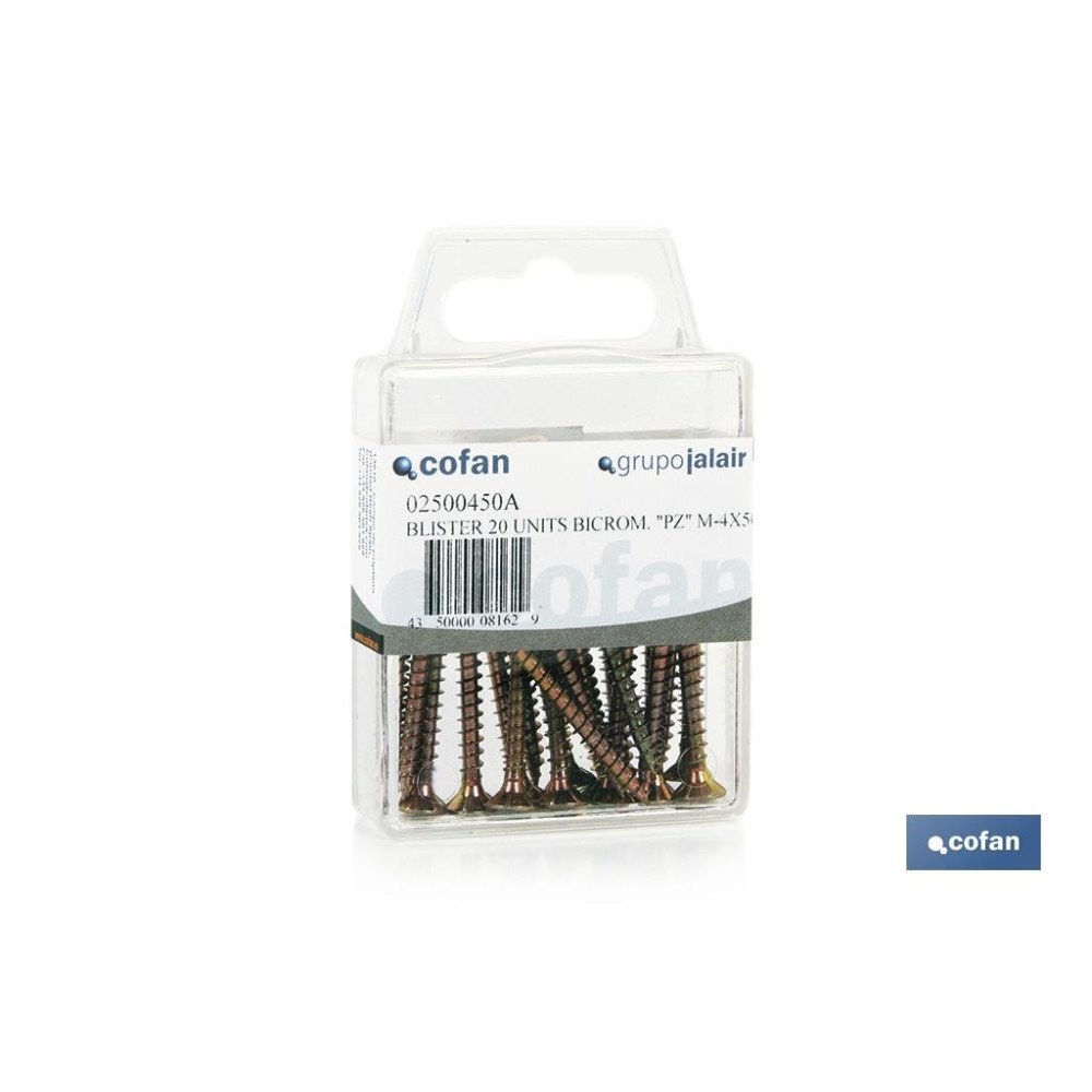 BL 15 UDS. BICROM. PZ M-3,5X35 (PACK: 12 UDS)