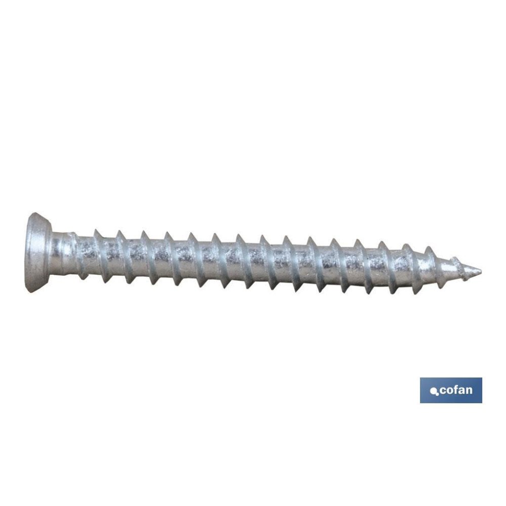 TORNILLO HORMIGÓN PLANA TORX 7,5X100 (PACK: 100 UDS)