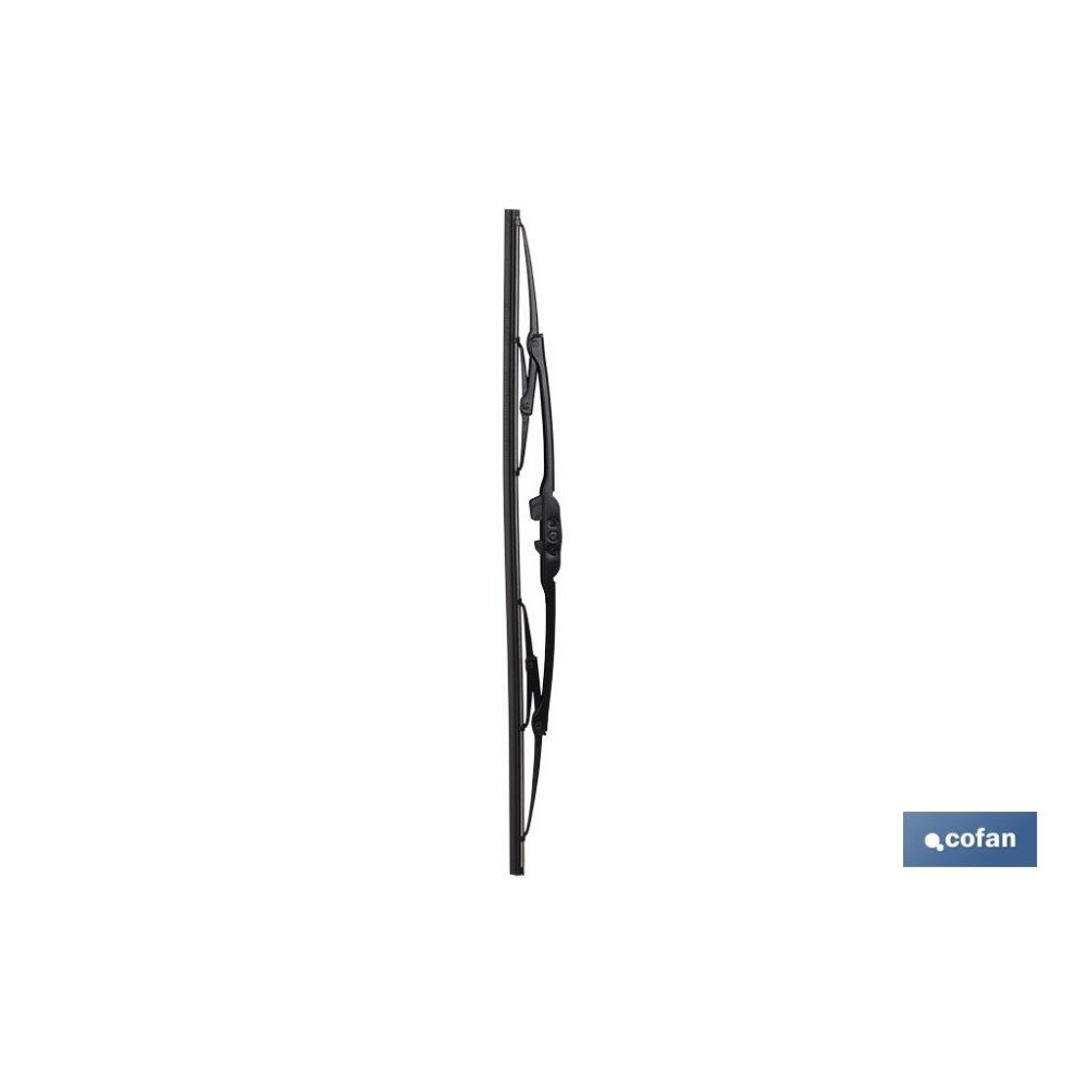 ESCOBILLA LIMPIAPARABRISAS METAL 17”, 43CM (PACK: 1 UDS)
