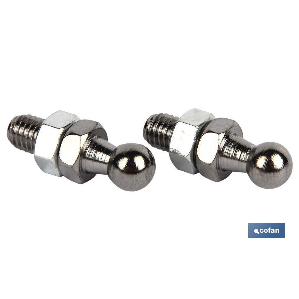 2 UDS ACCESORIO RÓTULA MACHO MUELLE NEUMÁTICO 8MM (PACK: 1 UDS)