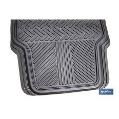 JUEGO DE ALFOMBRILLAS DE PVC PARA AUTOMÓVIL 4 UDS. (PACK: 1 UDS)