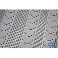 JUEGO DE ALFOMBRILLAS DE PVC PARA AUTOMÓVIL 4 UDS. (PACK: 1 UDS)