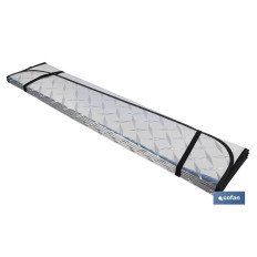 PARASOL ALUMINIZADO EFECTO LÁSER CON VENTOSAS 70 X 150 CM (PACK: 1 UDS)