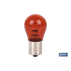 LÁMPARA COFAN PY21W 12V (BA15s) AMBAR venta unitaria (PACK: 1 UDS)