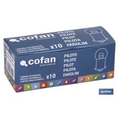 LÁMPARA COFAN PILOTO R5W (BA15s SCC) 12V venta unitaria (PACK: 1 UDS)