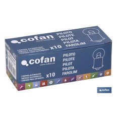 LÁMPARA COFAN PILOTO R10W (BA15s SCC) 12V venta unitaria (PACK: 1 UDS)