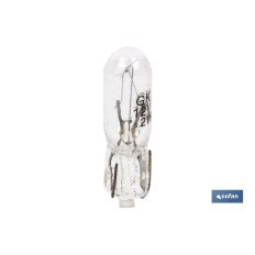LÁMPARA S/CASQUILLO W1,2-T5 12V venta unitaria (PACK: 1 UDS)