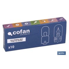 LÁMPARA HALÓGENA COFAN MINI H-6W 12v venta unitaria (PACK: 1 UDS)