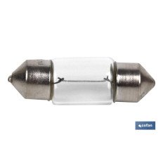 LÁMPARA PLAFONIER C10W (11X31mm) 12V venta unitaria (PACK: 1 UDS)