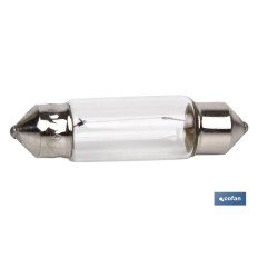 LÁMPARA PLAFONIER C5W (11X38mm) 12V venta unitaria (PACK: 1 UDS)