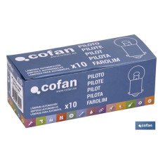 LÁMPARA COFAN PILOTO R10W (BA15s) 24V (PACK: 10 UDS)
