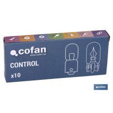 LÁMPARA COFAN CONTROL T4W (BA9s) 24V venta unitaria (PACK: 1 UDS)