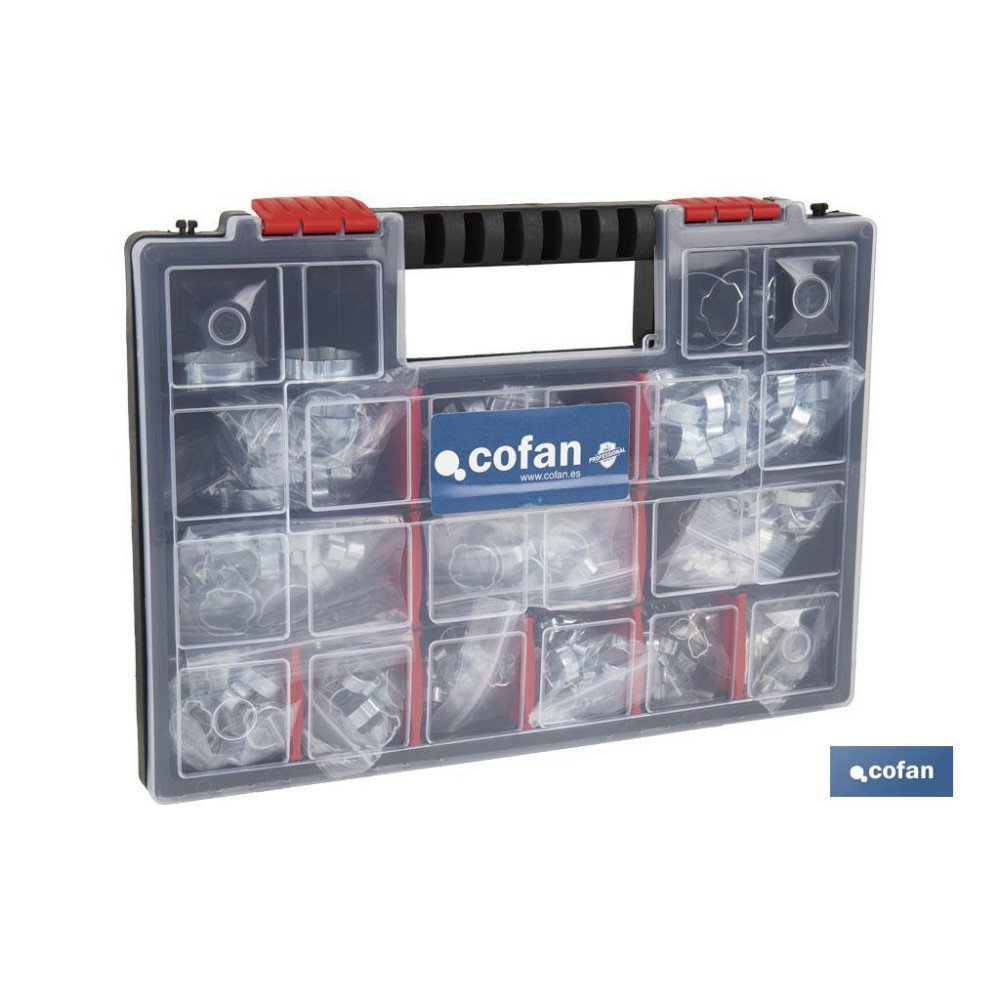 MALETIN ABRAZADERAS MET. DOS OREJAS (PACK: 1 UDS)