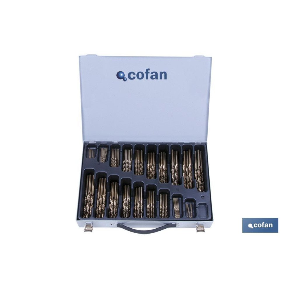 MALETIN SURTIDO BROCAS COBALTO 1-10 - 125 Unds. (PACK: 1 UDS)