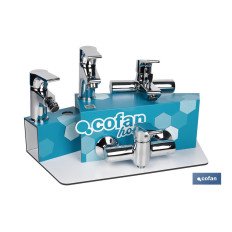 KIT DE GRIFERIA + EXPOSITOR MODELO ROSS (PACK: 1 UDS)