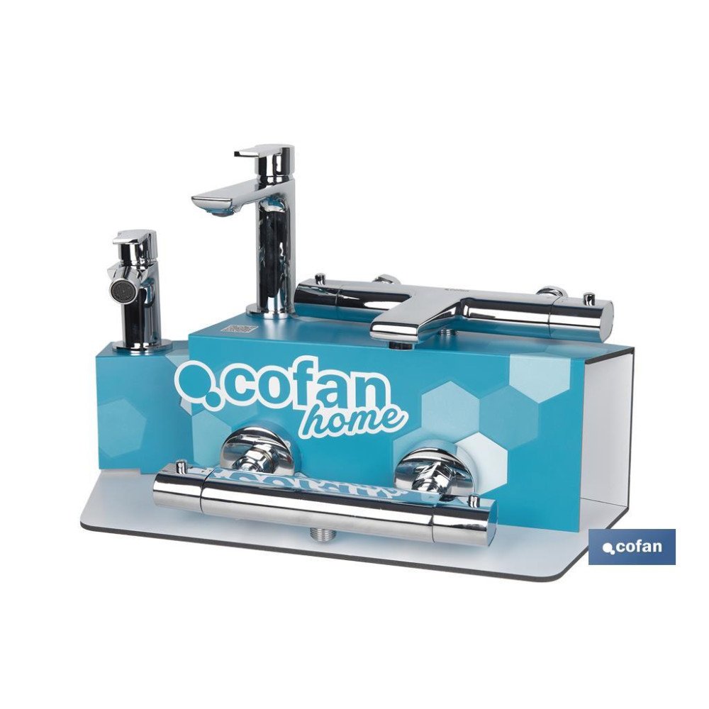 KIT DE GRIFERIA + EXPOSITOR MODELO MATHESON (PACK: 1 UDS)