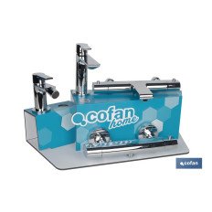 KIT DE GRIFERIA + EXPOSITOR MODELO MATHESON (PACK: 1 UDS)