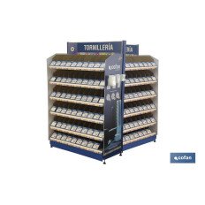 EXPOSITOR DE TORNILLERÍA DE 180 GAVETAS (PACK: 1 UDS)
