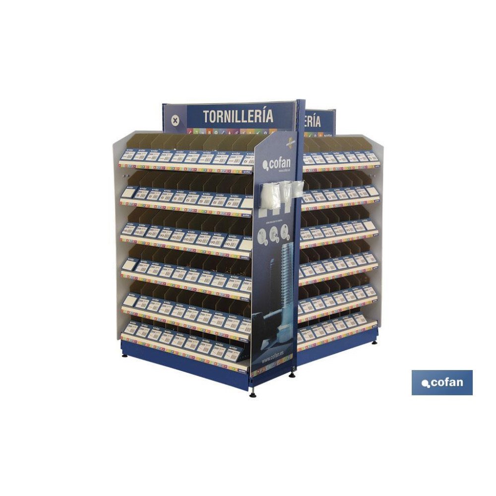 EXPOSITOR DE TORNILLERÍA DE 180 GAVETAS (PACK: 1 UDS)