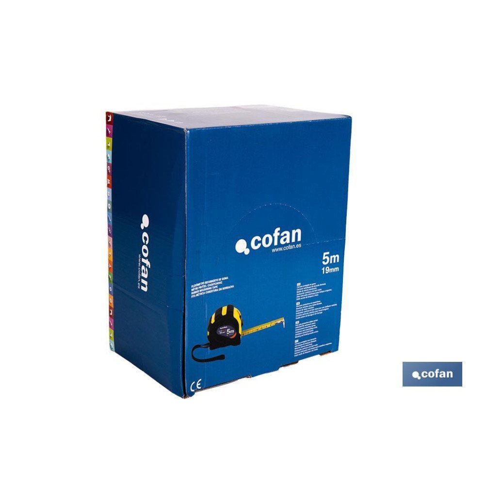 EXPOSITOR FLEXÓMETRO PROTEC. GOMA 19 MM X 5 M 12 UDS. (PACK: 1 UDS)