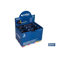 EXPOSITOR FLEXÓMETRO PROTEC. GOMA 25 MM X 5 M 6 UDS. (PACK: 1 UDS)