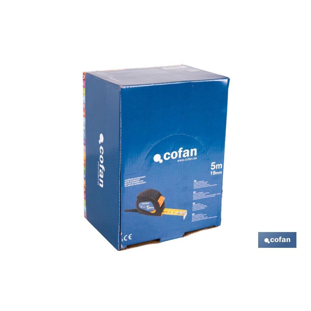 EXPOSITOR FLEXÓMETRO ANTIDESLIZANTE 19 MM X 5 M 12 UDS. (PACK: 1 UDS)