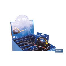 EXPOSITOR FLEXÓMETRO MAGNÉTICO 19 MM X 5 M 12 UDS. (PACK: 1 UDS)