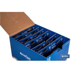 EXPOSITOR FLEXÓMETRO ESTÁNDAR 19 MM X 5 M 12 UDS. (PACK: 1 UDS)