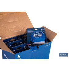 EXPOSITOR FLEXÓMETRO ESTÁNDAR 25 MM X 8 M 6 UDS. (PACK: 1 UDS)