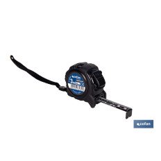 EXPOSITOR FLEXÓMETRO HOJA NEGRA DOBLE CARA 16 MM X 3 M 12 UDS. (PACK: 1 UDS)