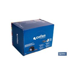 EXPOSITOR FLEXÓMETRO HOJA NEGRA DOBLE CARA 25 MM X 5 M 6 UDS. (PACK: 1 UDS)