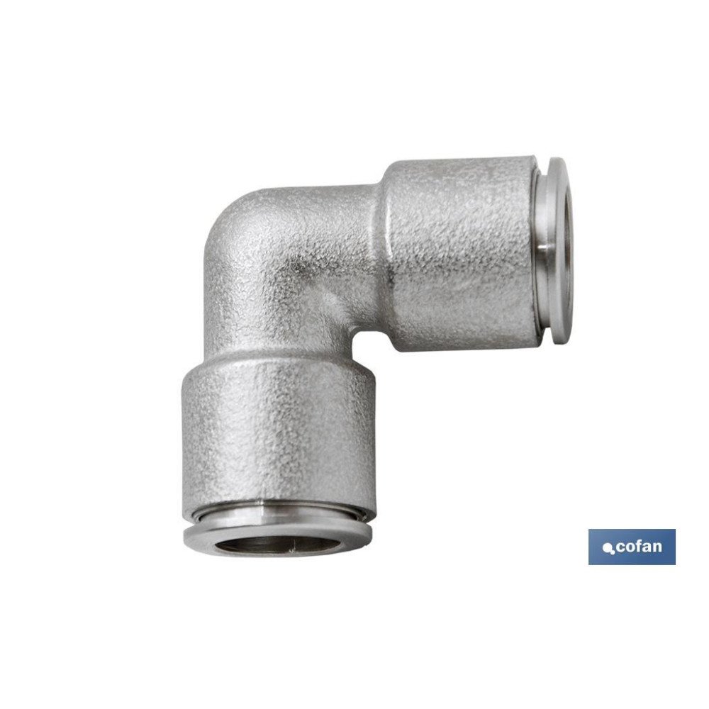 EMPALME RAPIDO METALICO CODO T-8 (PACK: 5 UDS)