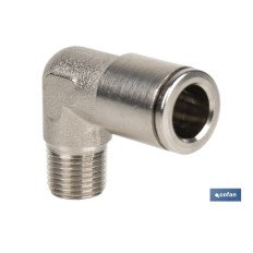 CONEXION CODO  TUBO 14mm. ROSCA 1/2 (PACK: 1 UDS)
