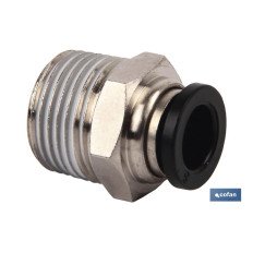 RACOR ROSCADO RECTO T-8, R-1/2 (PACK: 5 UDS)